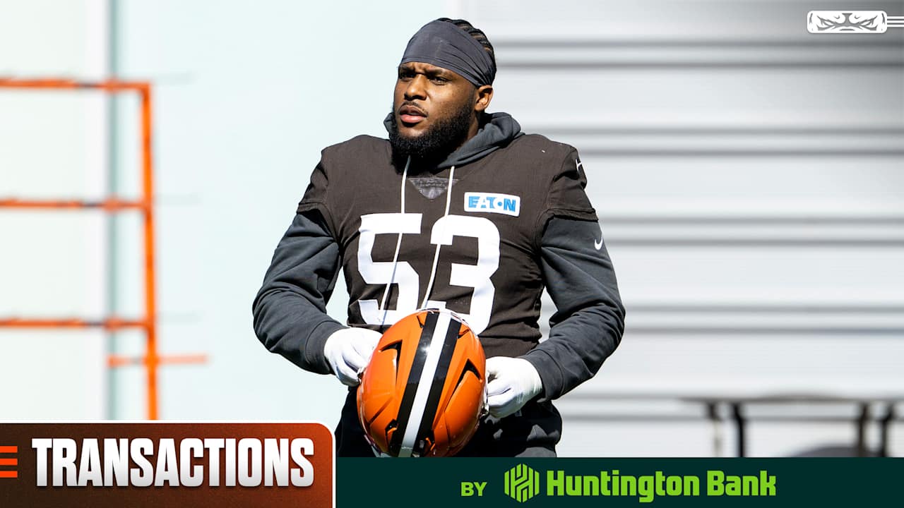 Browns elevate DT Sam Kamara and DT Chris Williams
