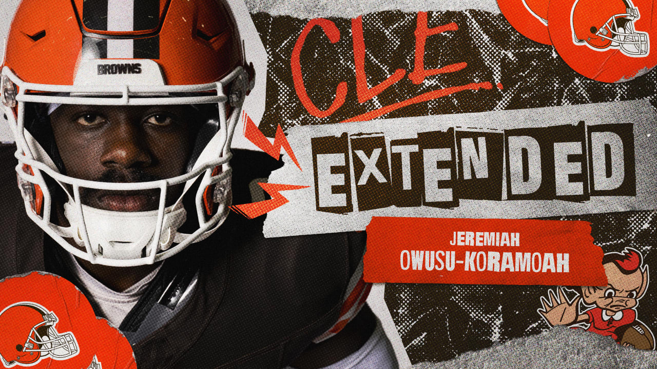 Jeremiah Owusu-Koramoah signs 3-year contract extension with the