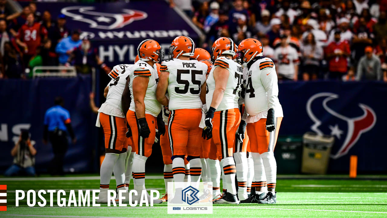 Two second-half interceptions seal the Browns loss to the Texans
