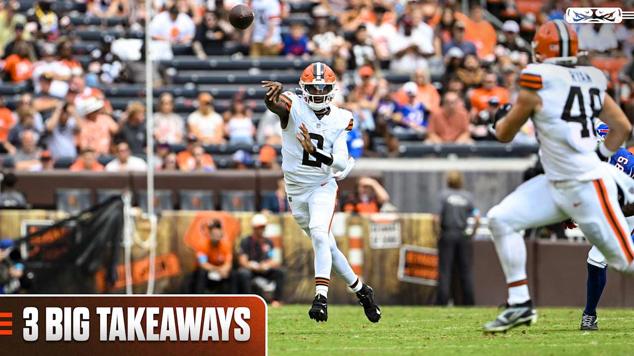 Shedeur Sanders operates the offense with confidence in loss to the Bills
