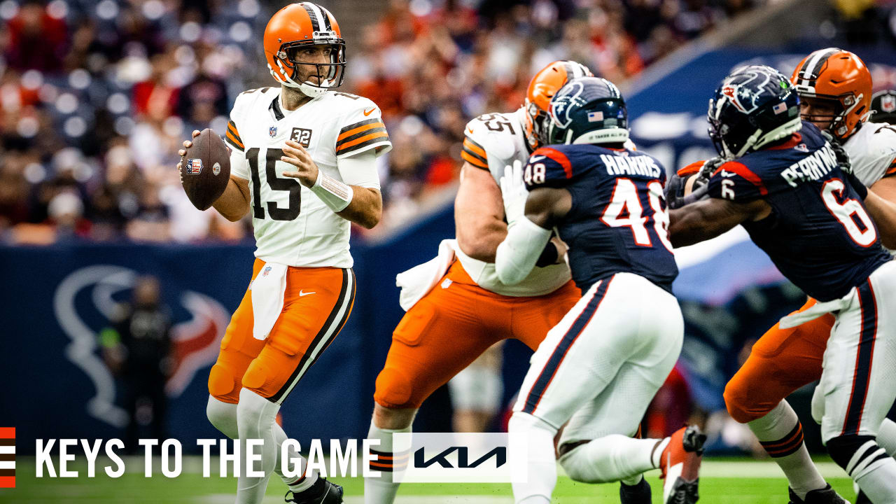 3 Keys To How The Browns Can Beat The Texans In First Round Of The Playoffs