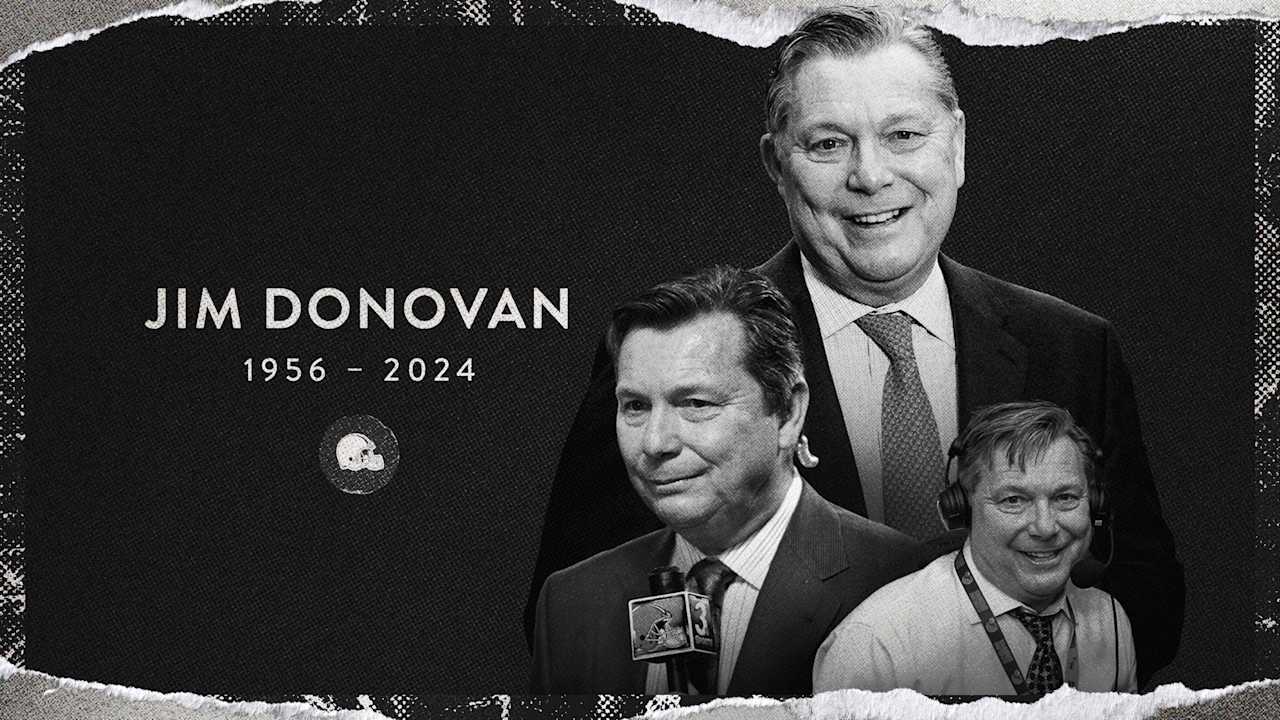 Jim Donovan, “Voice of the Cleveland Browns,” has died at the age of 68