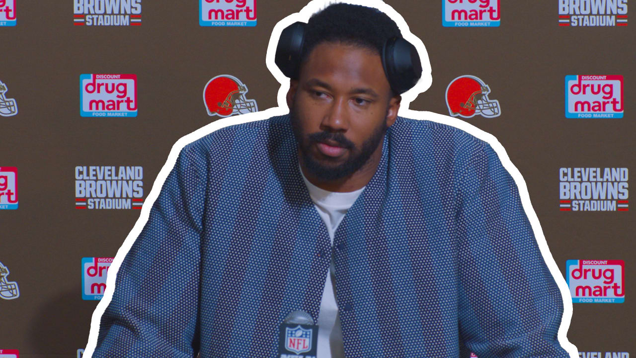 Myles Garrett Postgame Press Conference Vs. Jaguars | Cleveland Browns