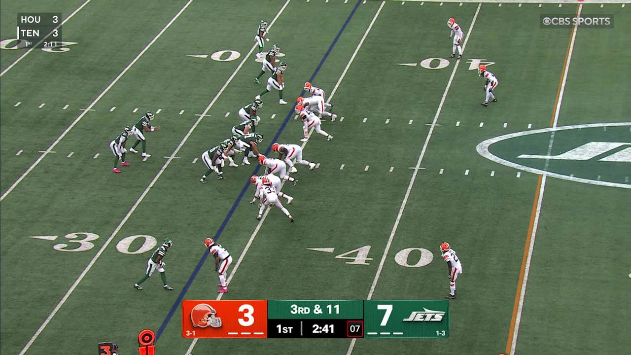 Maliek Collins, Adin Huntington takes down Geno Smith for 10-yard sack ...