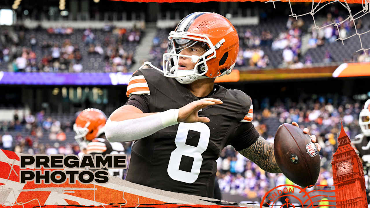 Browns Players Prep for Kickoff vs. Vikings for 2025 Week 5