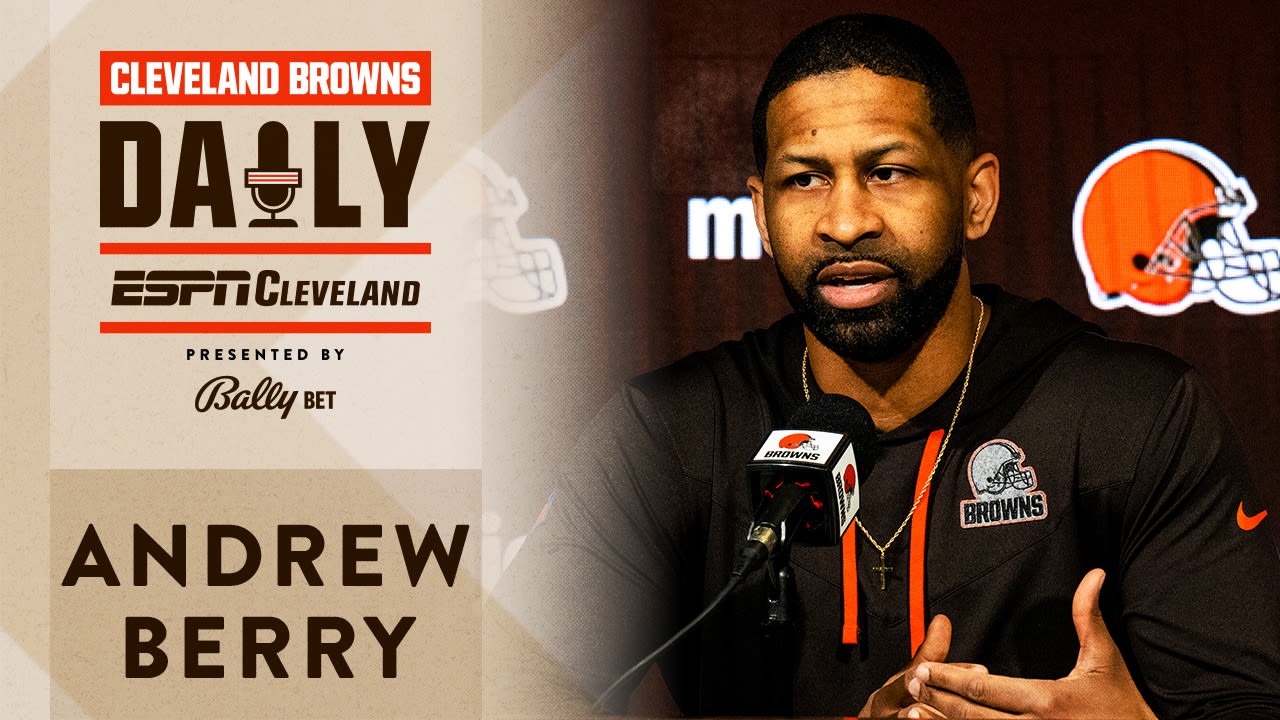 Browns EVP & GM Andrew Berry Speaks To The Media | Cleveland Browns ...