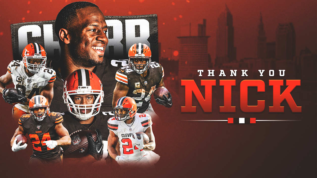 Nick Chubb Signs Ceremonial One-Day Deal to Retire as a Cleveland Brown