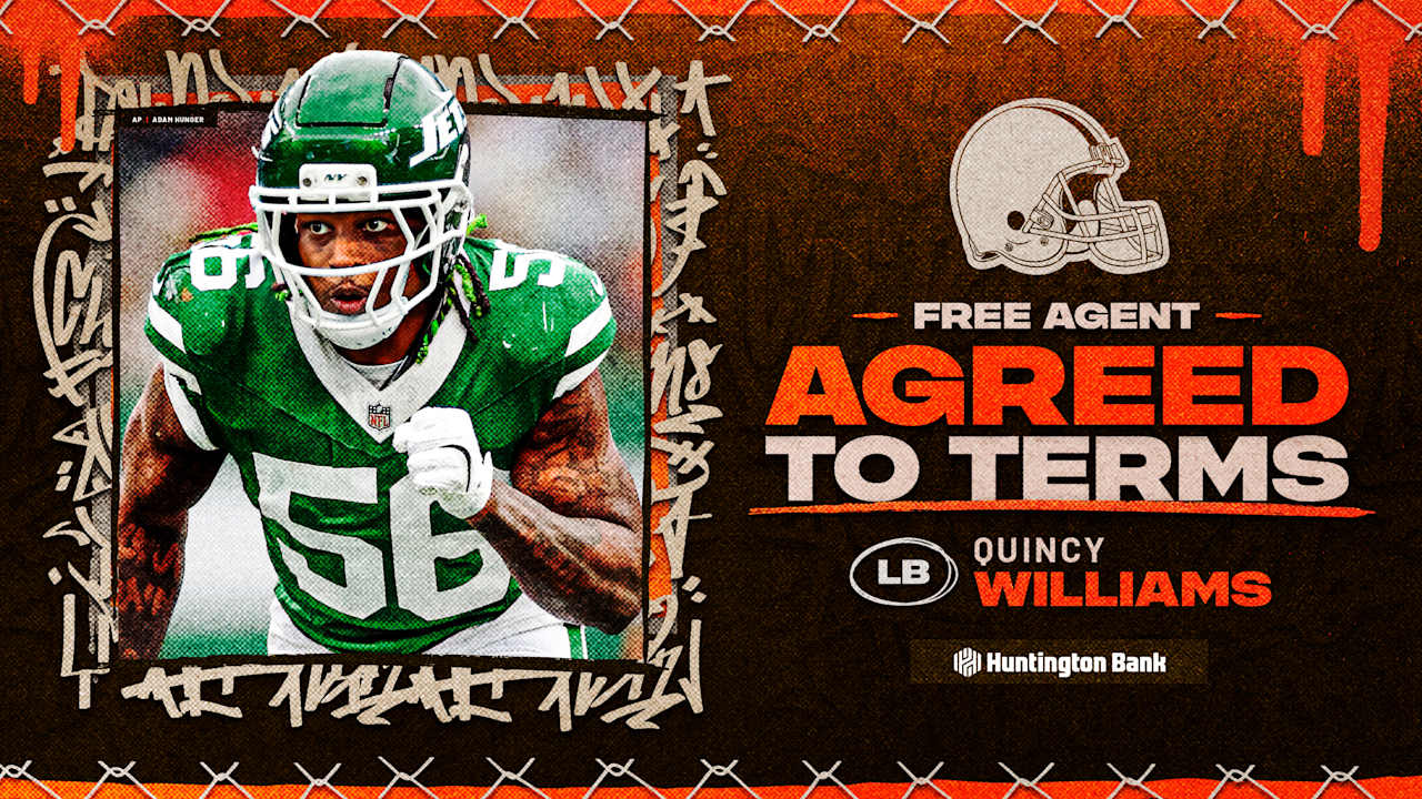 Browns agree to terms with LB Quincy Williams
