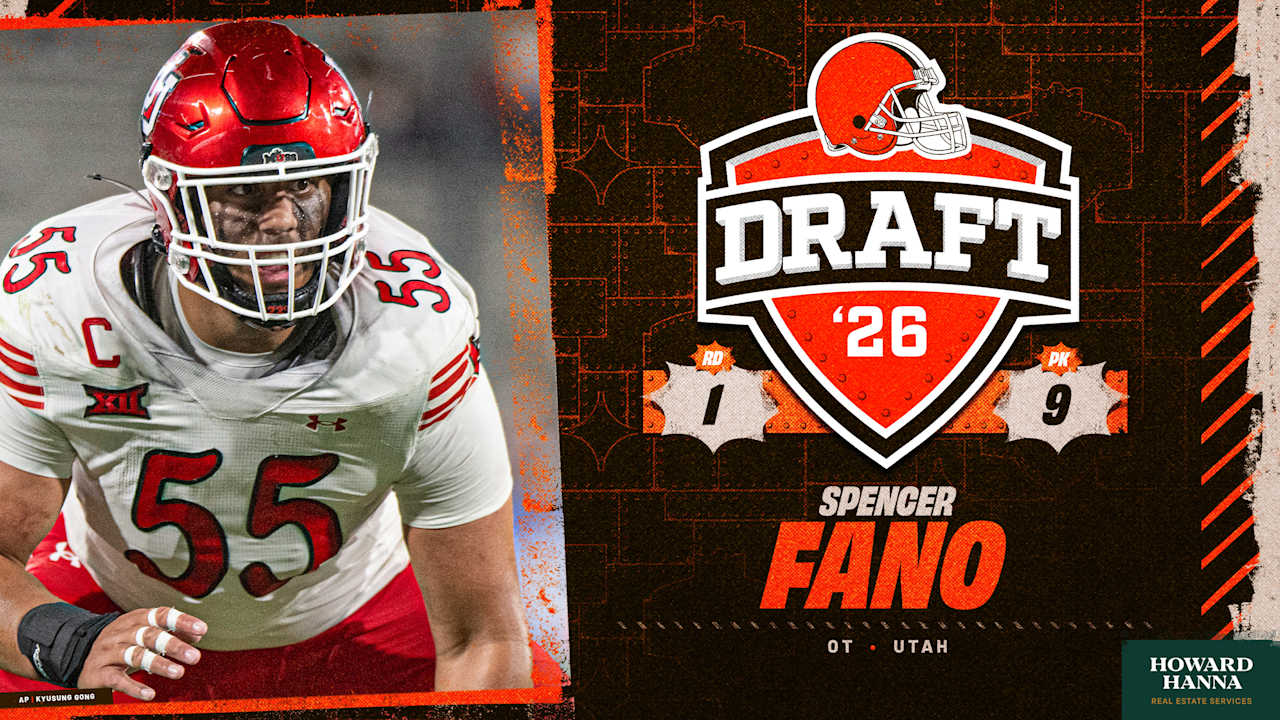 Browns select OT Spencer Fano with the No. 9 pick in the 2026 NFL Draft