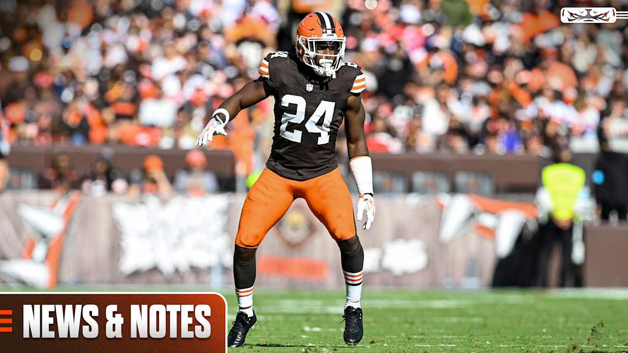 Browns’ depth proves to play a role in Week 6 | News & Notes