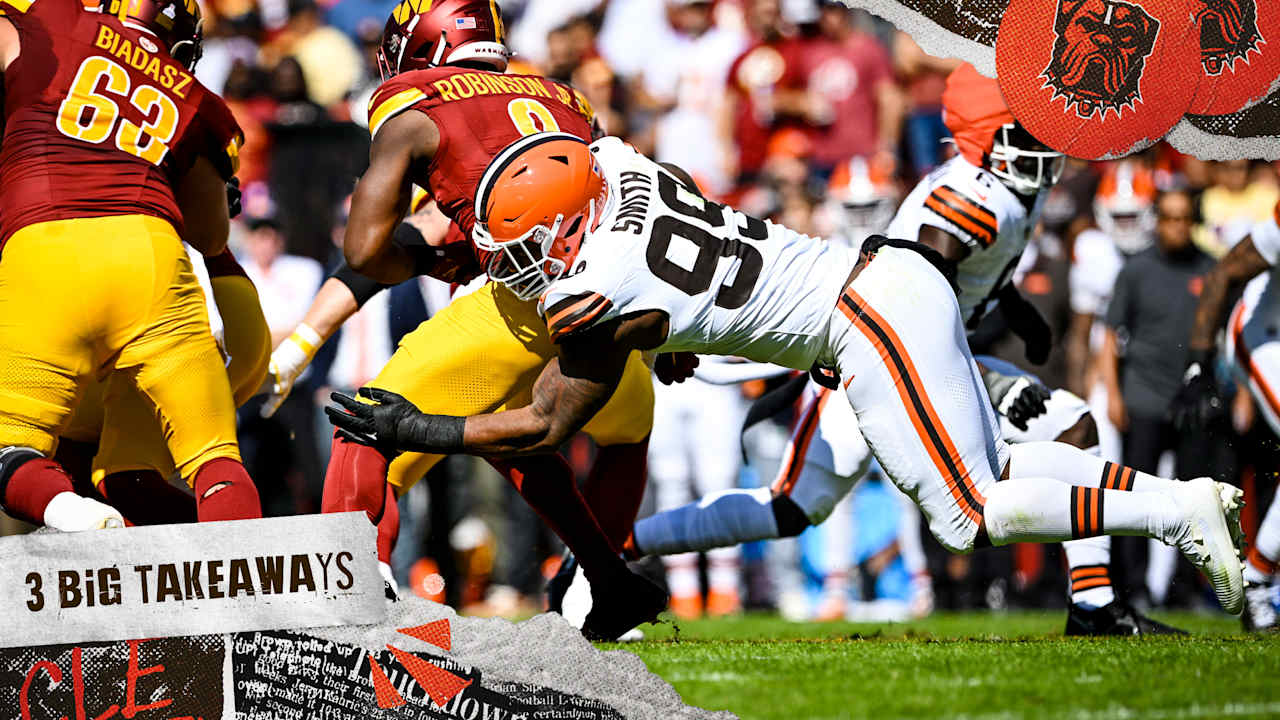 3 big takeaways from the Browns’ loss to the Commanders