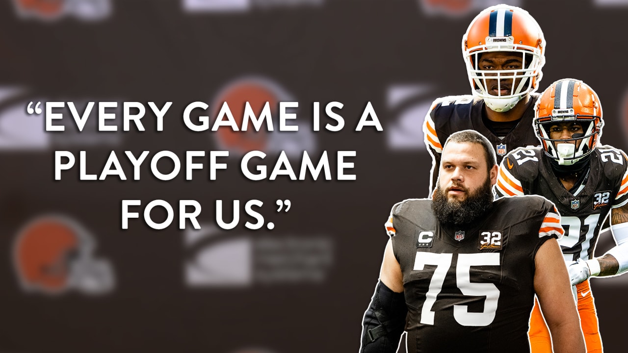 Amari Cooper, Joel Bitonio, & Denzel Ward "Every Game Is A Playoff Game ...