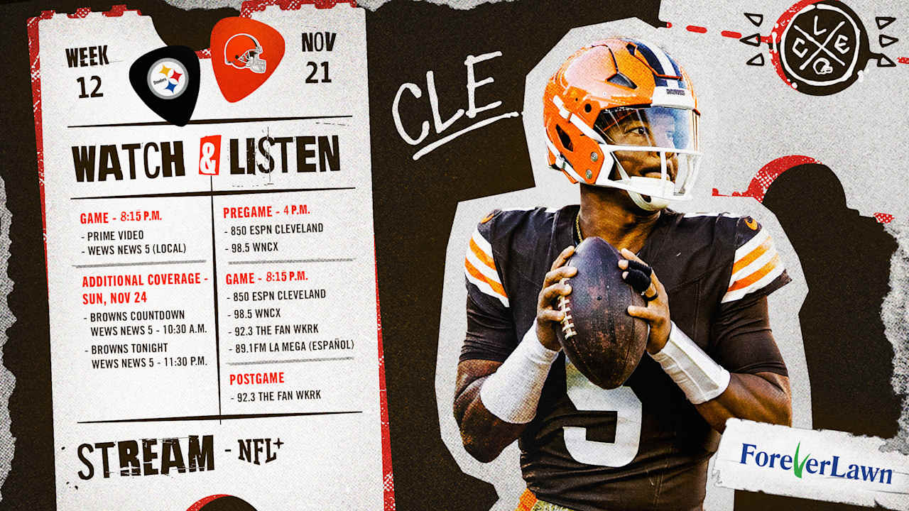 Browns Vs Steelers How To Watch Listen And Live Stream