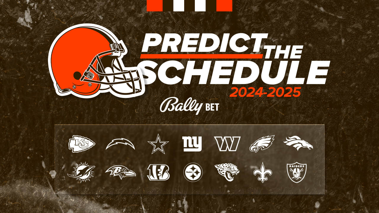 Enter the 2024 Browns Schedule Predictor Sweepstakes