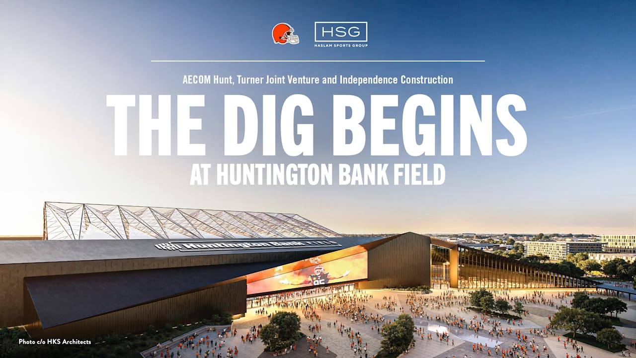 Browns begin mass excavation for new Huntington Bank Field in Brook Park - Cleveland Browns image