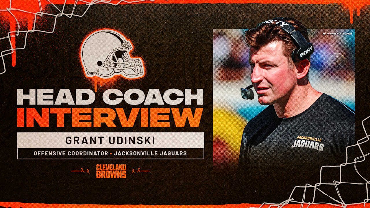 Browns interview Jaguars offensive coordinator Grant Udinski for head coach - Cleveland Browns