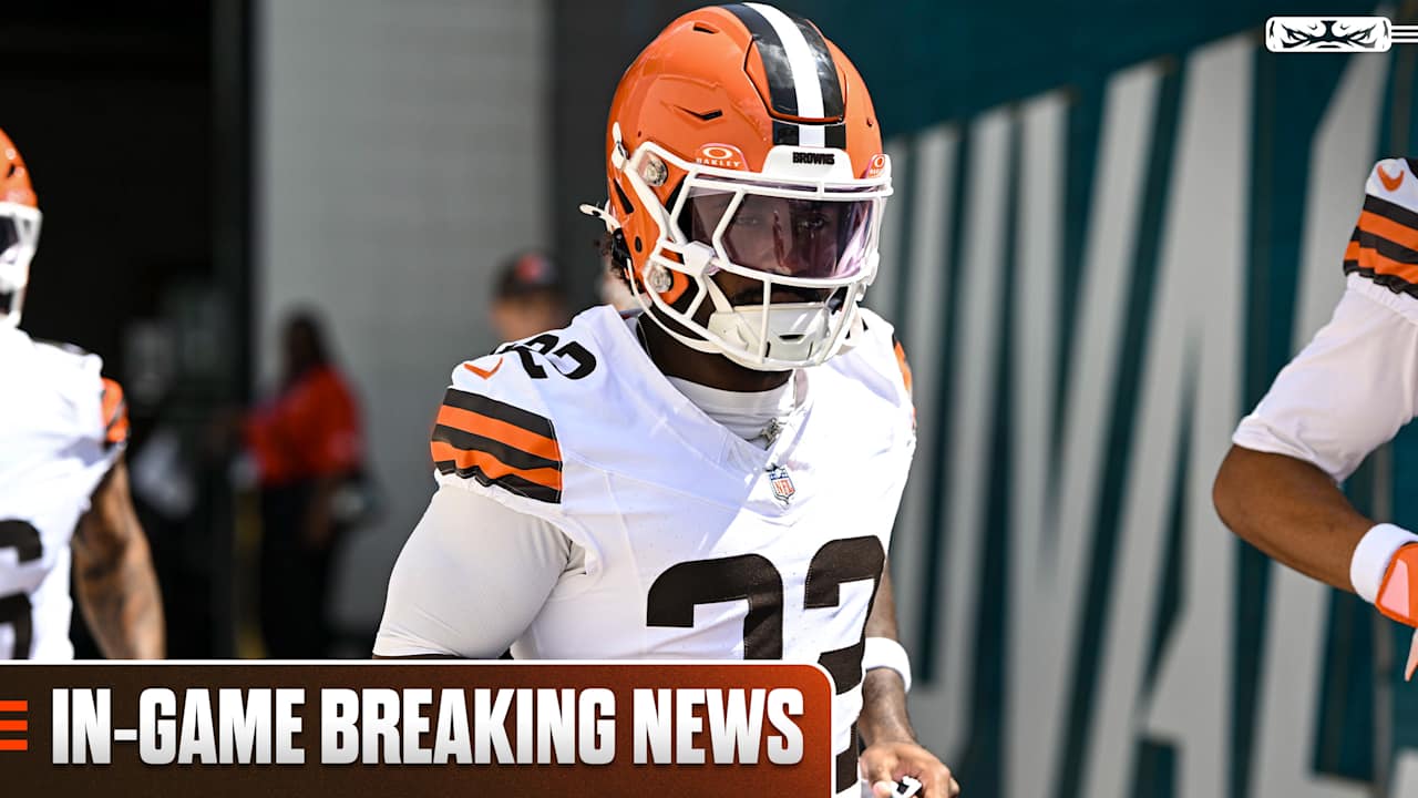 Dylan Sampson downgraded to out vs. Jaguars with knee injury