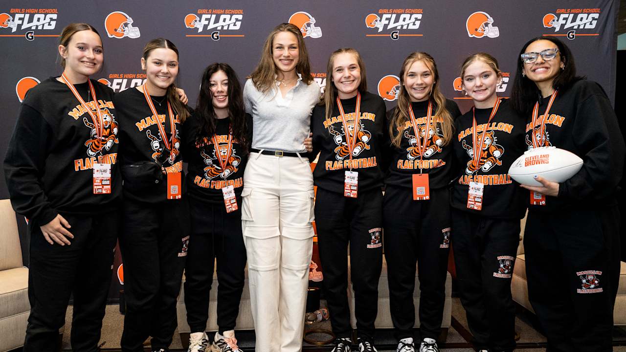 Browns support growth of girls flag football through 2nd annual ‘A New Era Summit’