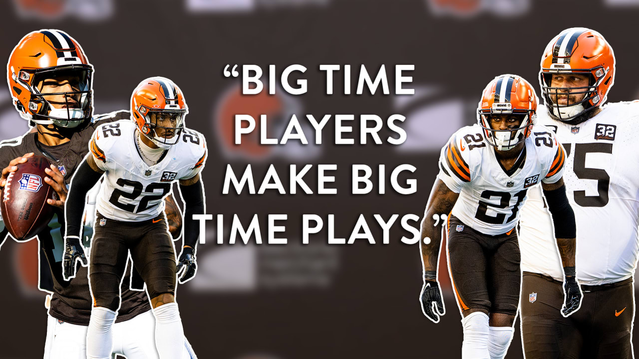 Denzel Ward, DTR, Grant Delpit, & Joel Bitonio "Big time players make