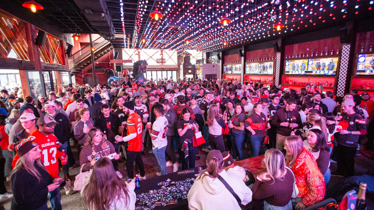 DUDE Wipes sponsored Browns Backers Playoff Watch Parties across the country