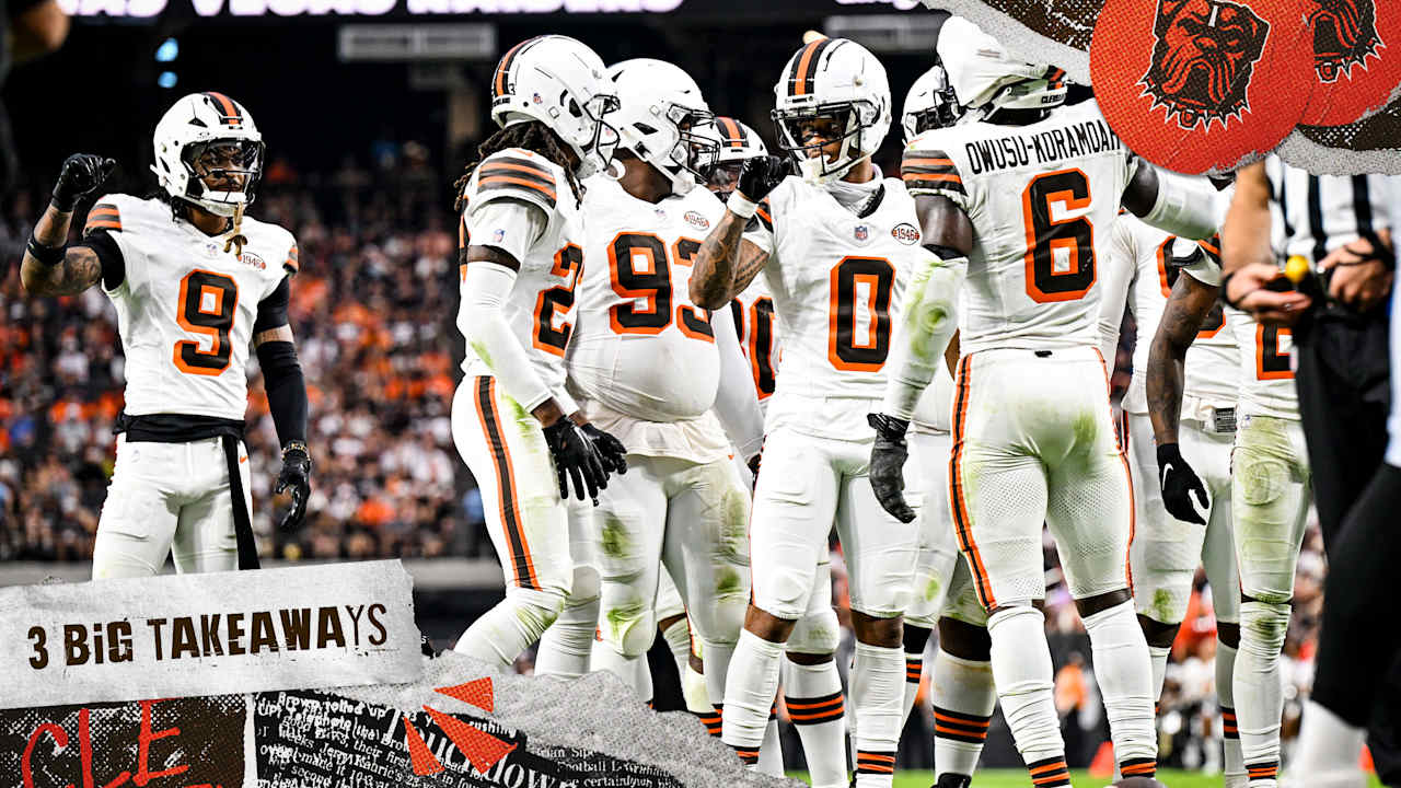 Takeaways from the Browns’ 20-16 loss to the Raiders