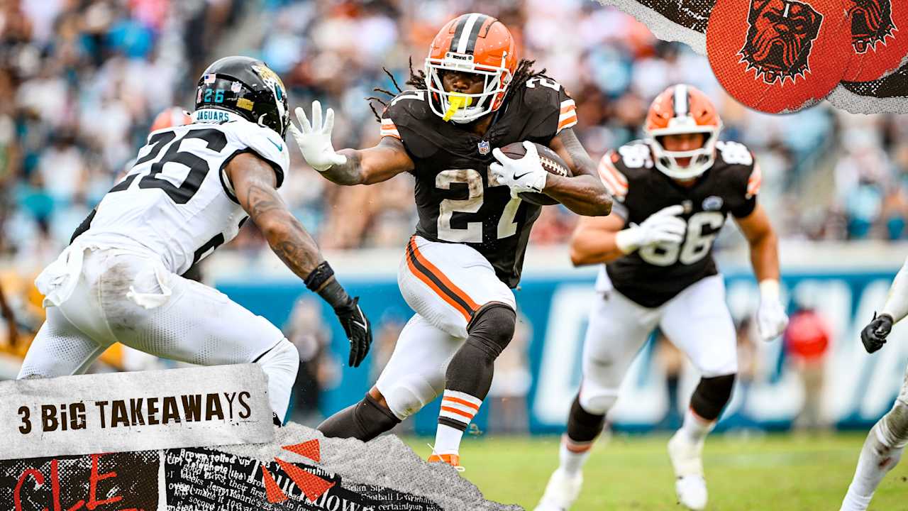 3 Takeaways from Browns win over Jaguars