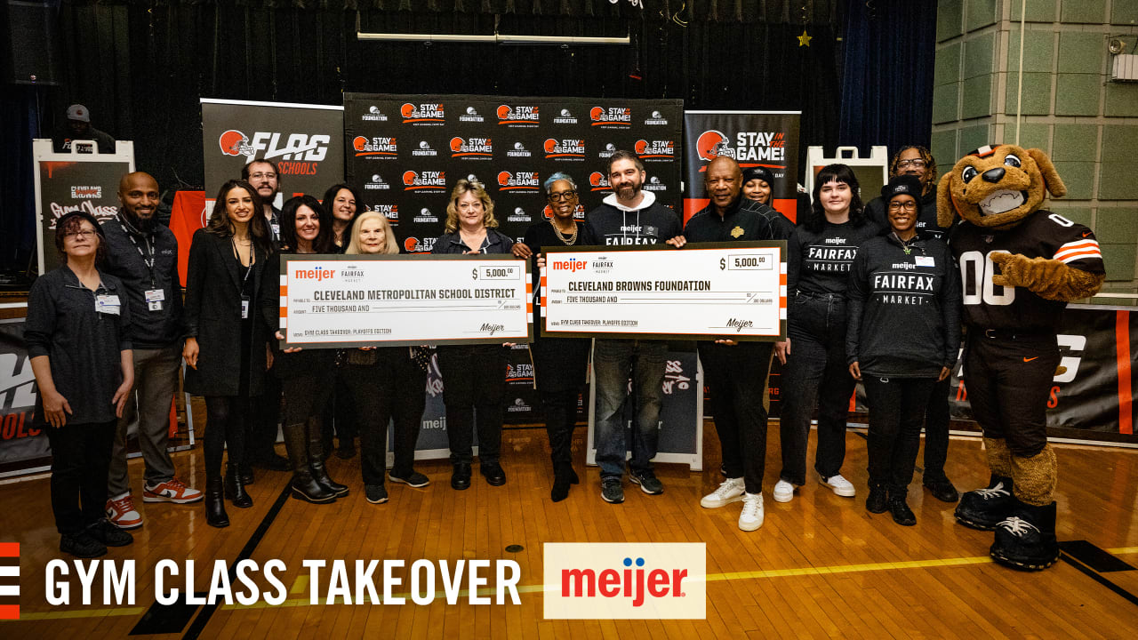 Browns host Gym Class Takeover at Mary McLeod Bethune School, presented by Meijer - Vimarsana News