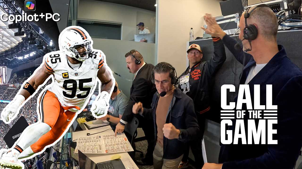 Strip Sack! Myles Garrett!