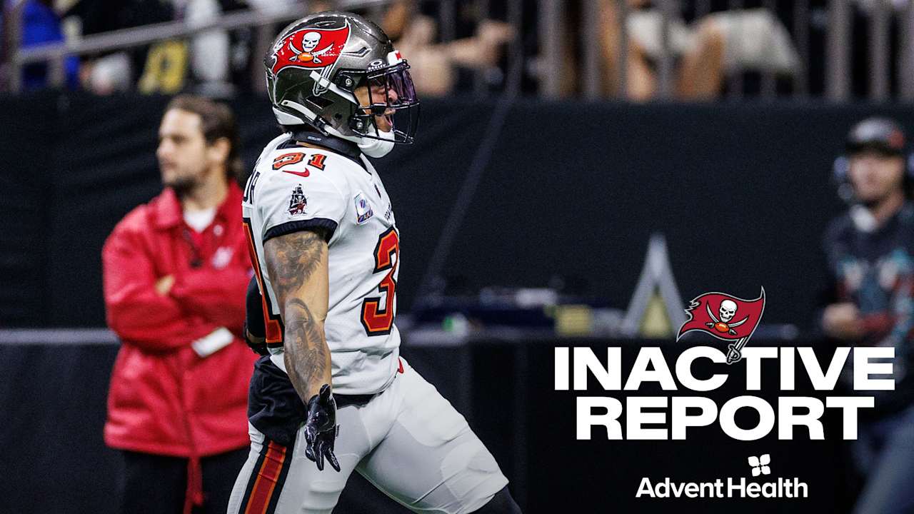 Buccaneers vs. Chiefs MNF Inactive Report