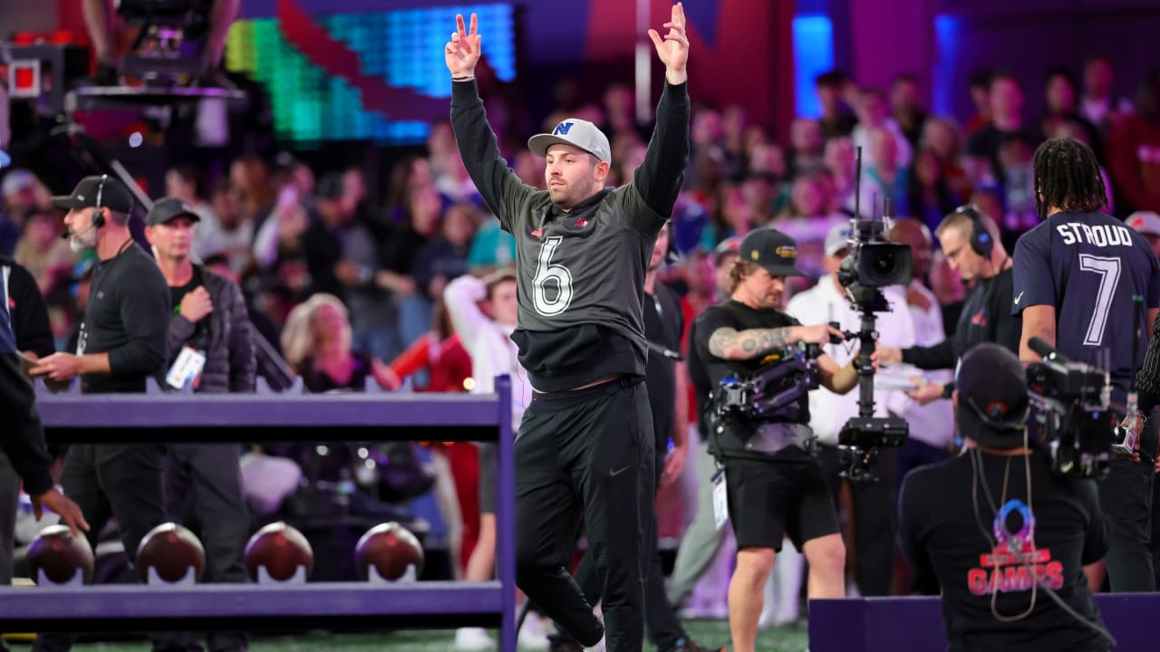 Baker Mayfield wins 2024 Pro Bowls' Precision Passing Challenge