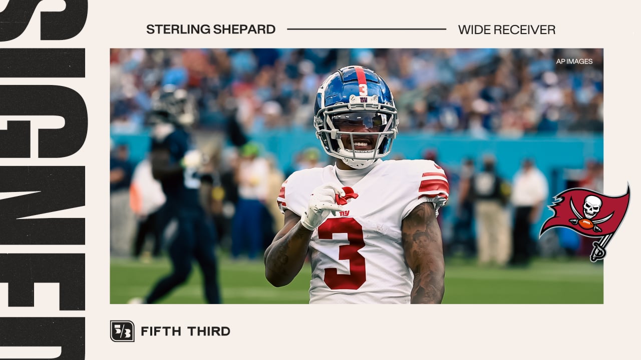 Veteran WR Sterling Shepard Joins Tampa Bay Buccaneers