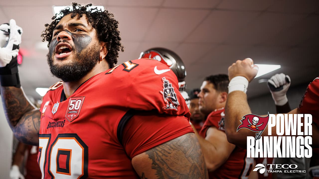 2025 Bucs NFL Power Rankings Week