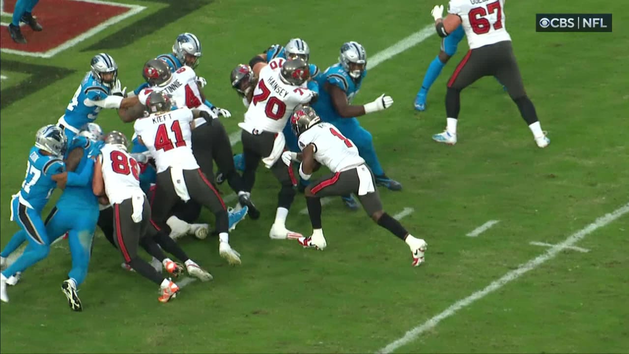 HIGHLIGHT RB White Rushes for TD vs. Panthers