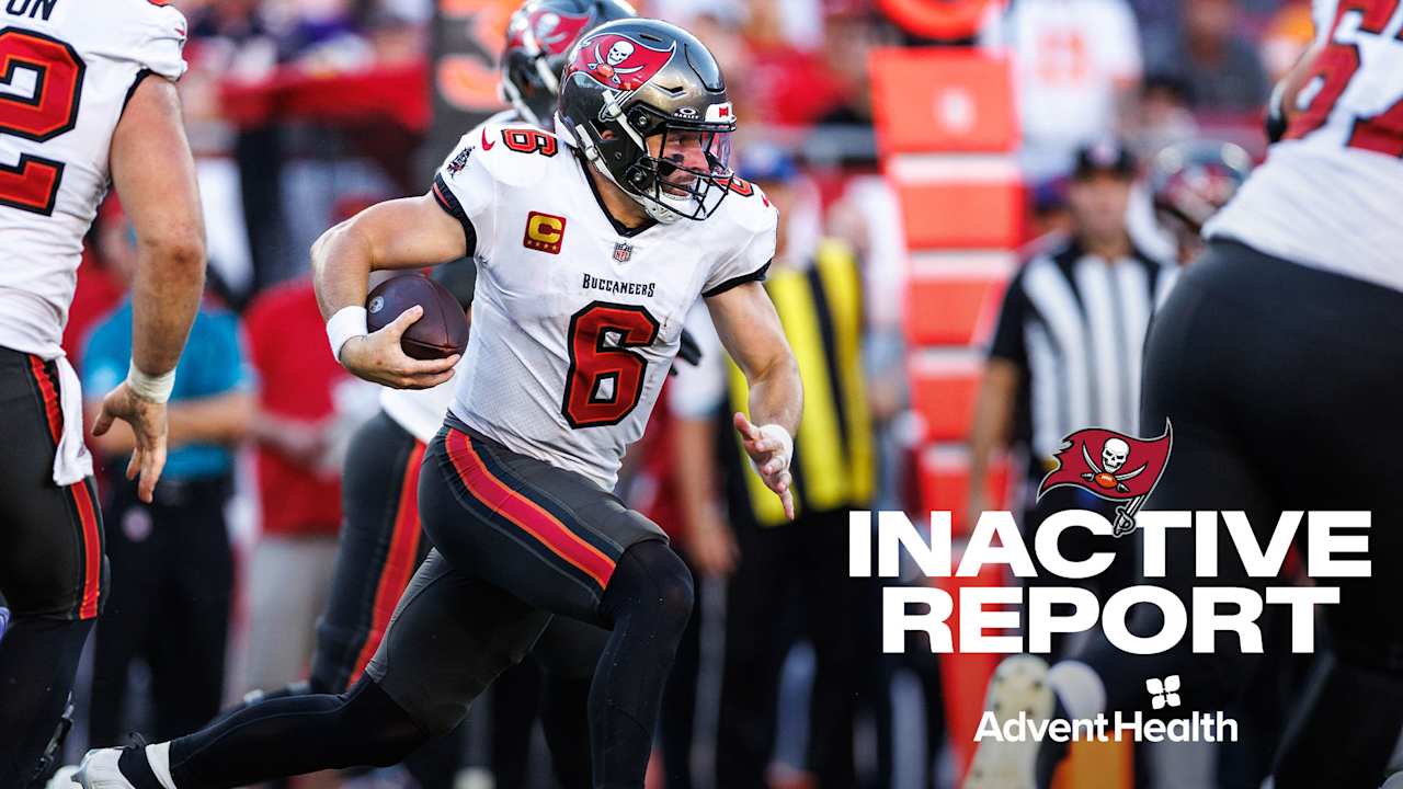 Baker Mayfield Returns for Bucs vs. Panthers, But Three Starters Out