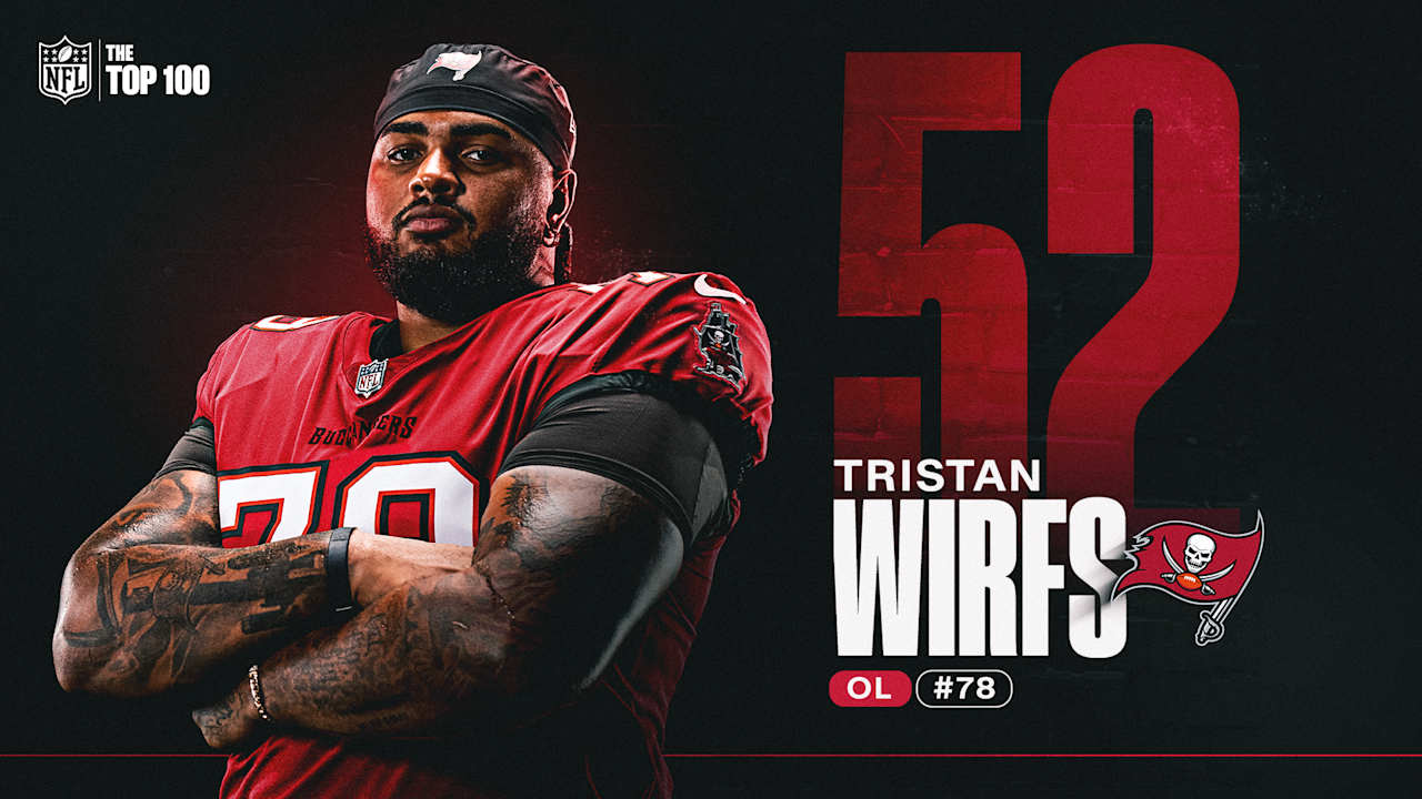 Bucs' Tristan Wirfs Lands 52nd on NFL Top 100 After Fifth Pro Bowl