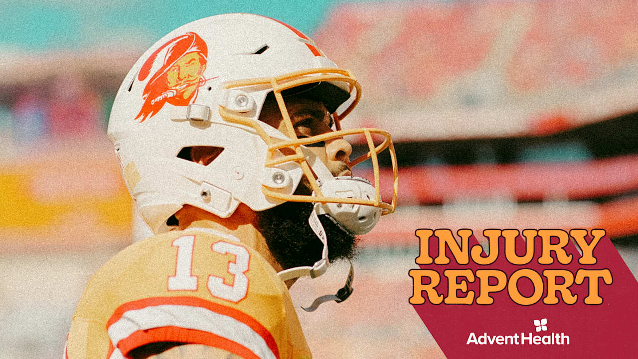 BuccaneersFalcons Injury Report Evans, Irving and Smith Among Non