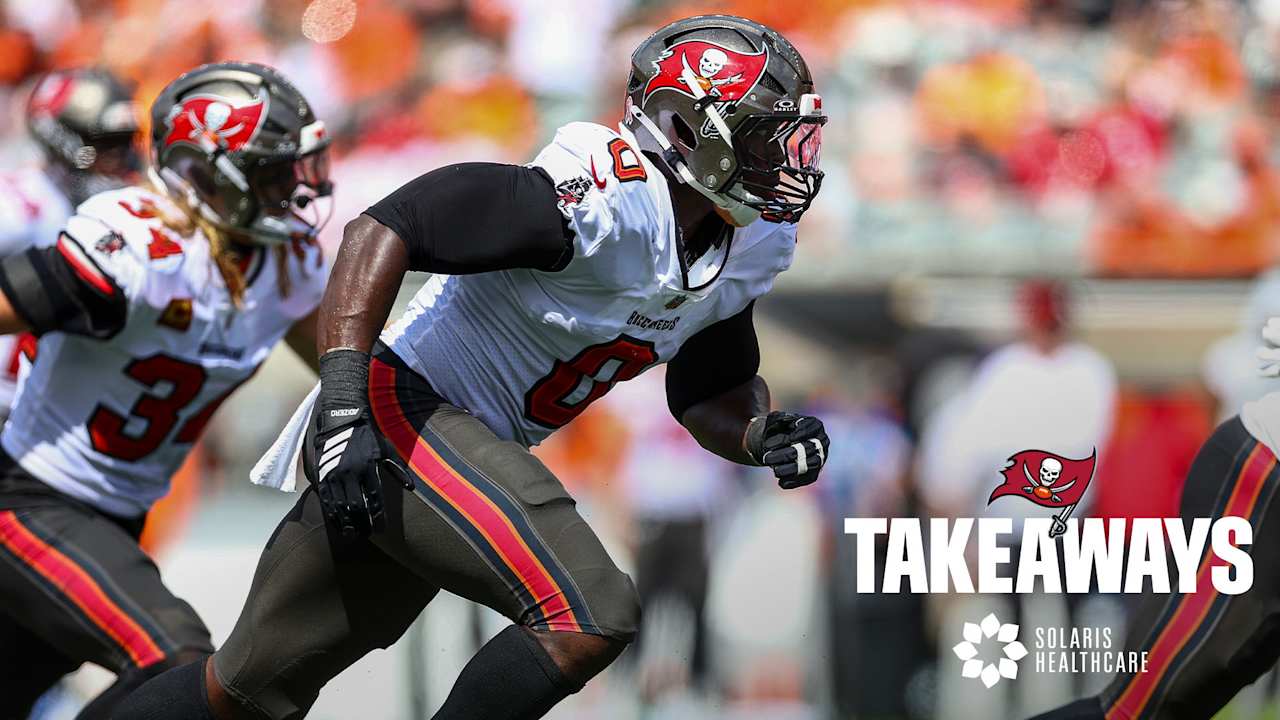 Bucs Rookie Trotter Records Pick-Six in Debut, but 4 Fumbles Doom Tampa Bay