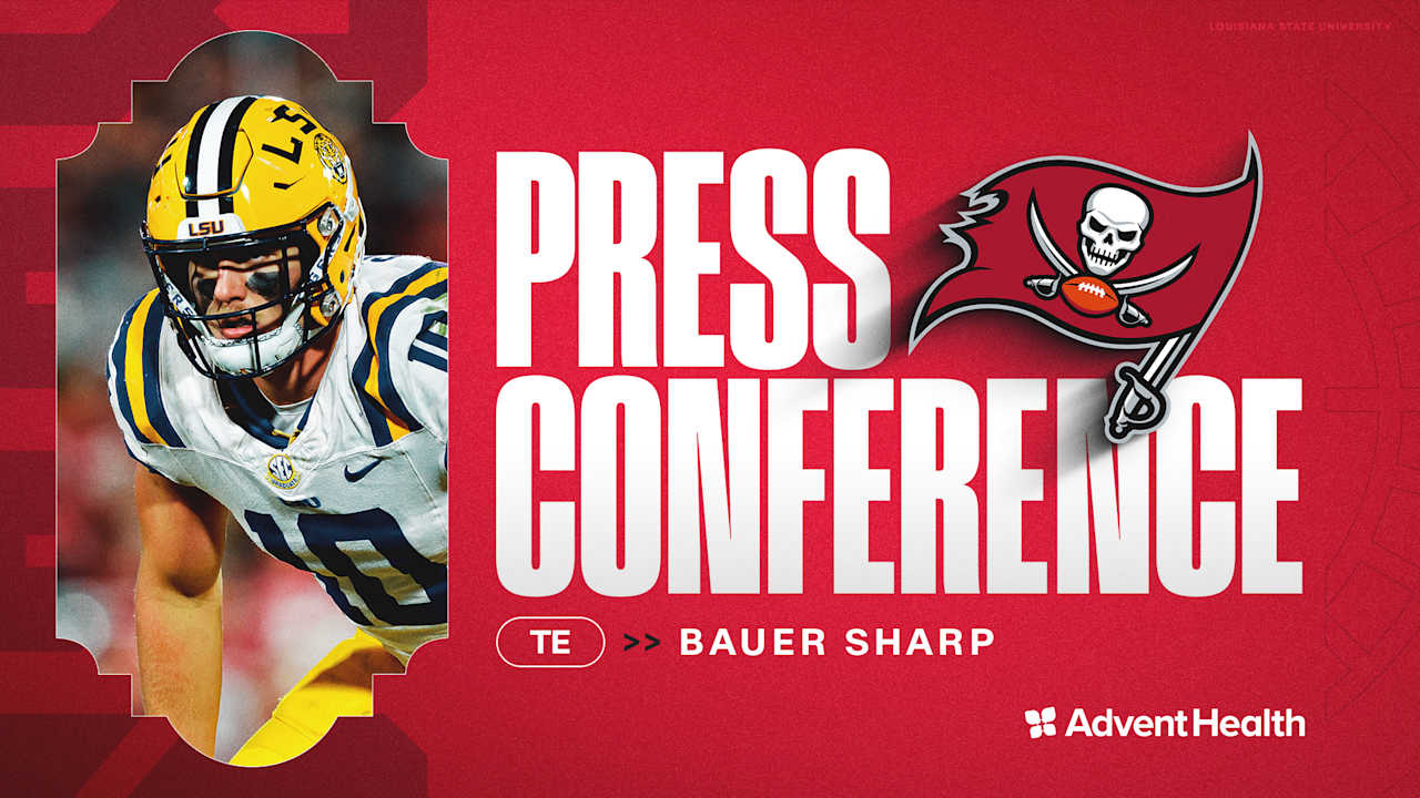 Bauer Sharp's Goal: 'Earn Respect' | Press Conference | Tampa Bay ...