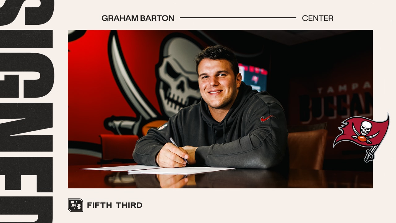 Bucs First Rounder Graham Barton Signs Rookie Contract