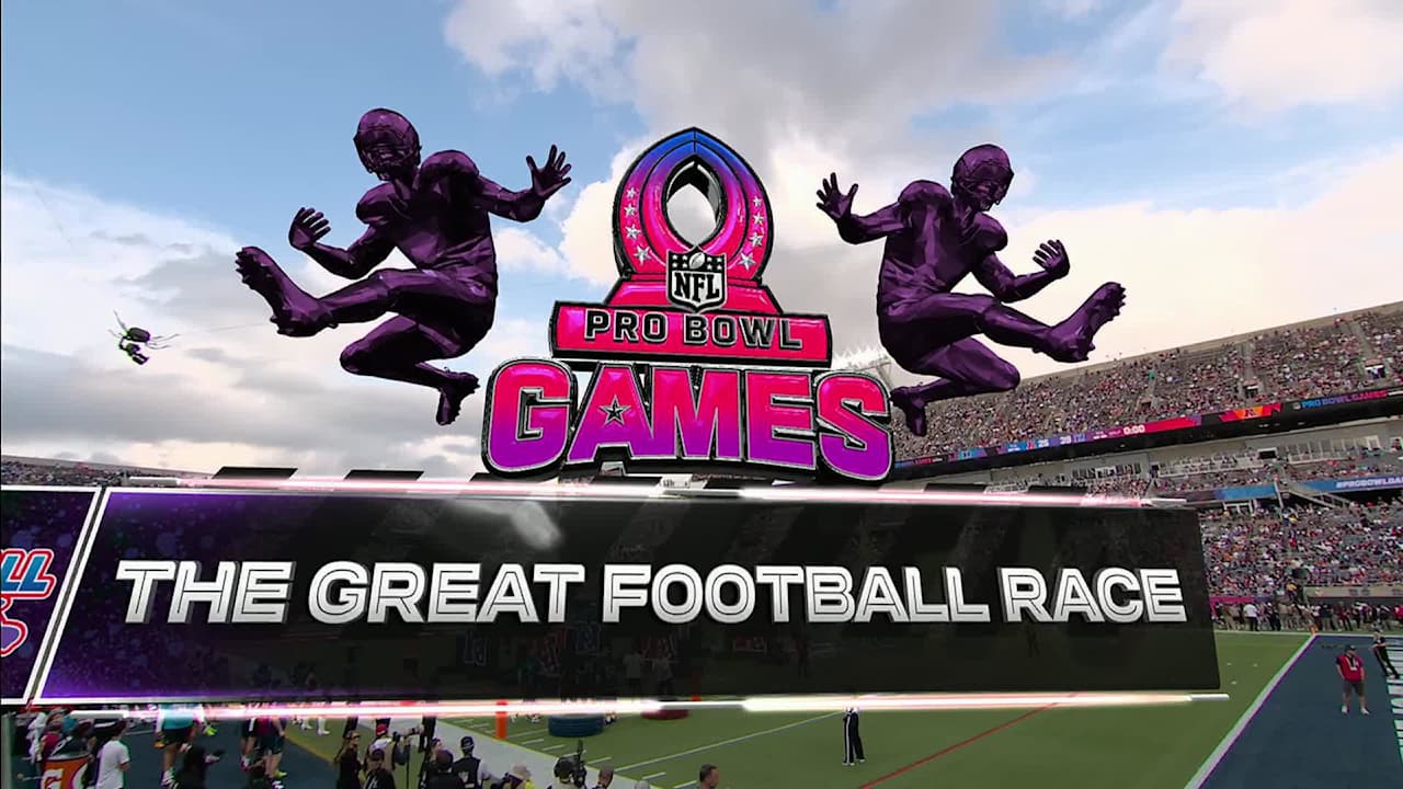 Tristan Wirfs Helps The NFC Win The Great Football Race | 2025 Pro Bowl ...