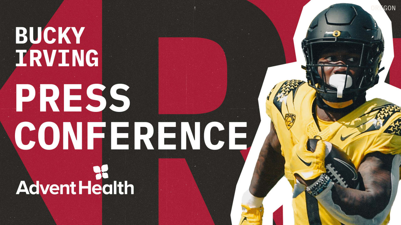 Bucky Irving Talks After Being Selected by Tampa Bay Buccaneer in 2024 NFL Draft | Press Conference