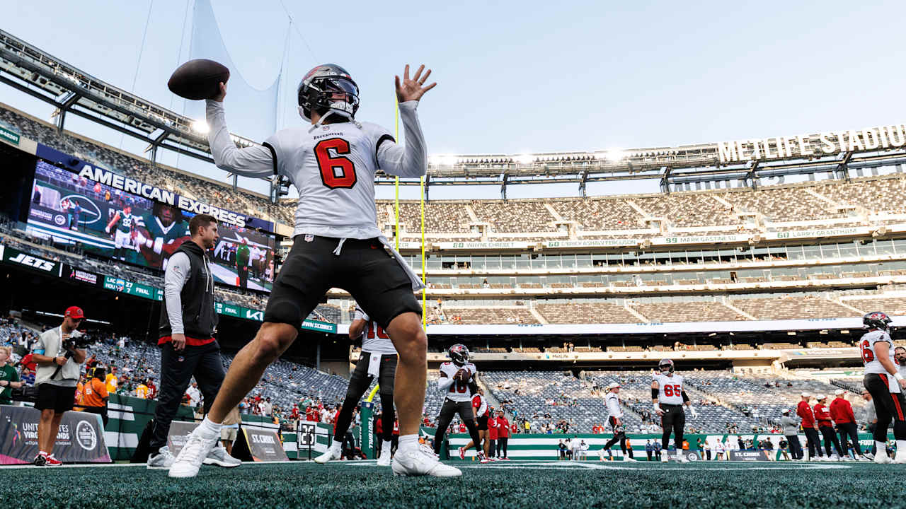 Mayfield Says Bucs in 'Good Place' Learning Fifth New Offense in Five Years