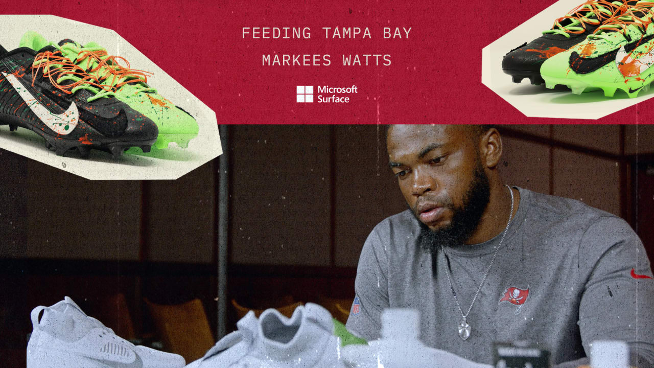 OLB Markees Watts on Feeding Tampa Bay Cleats | My Cause My Cleats