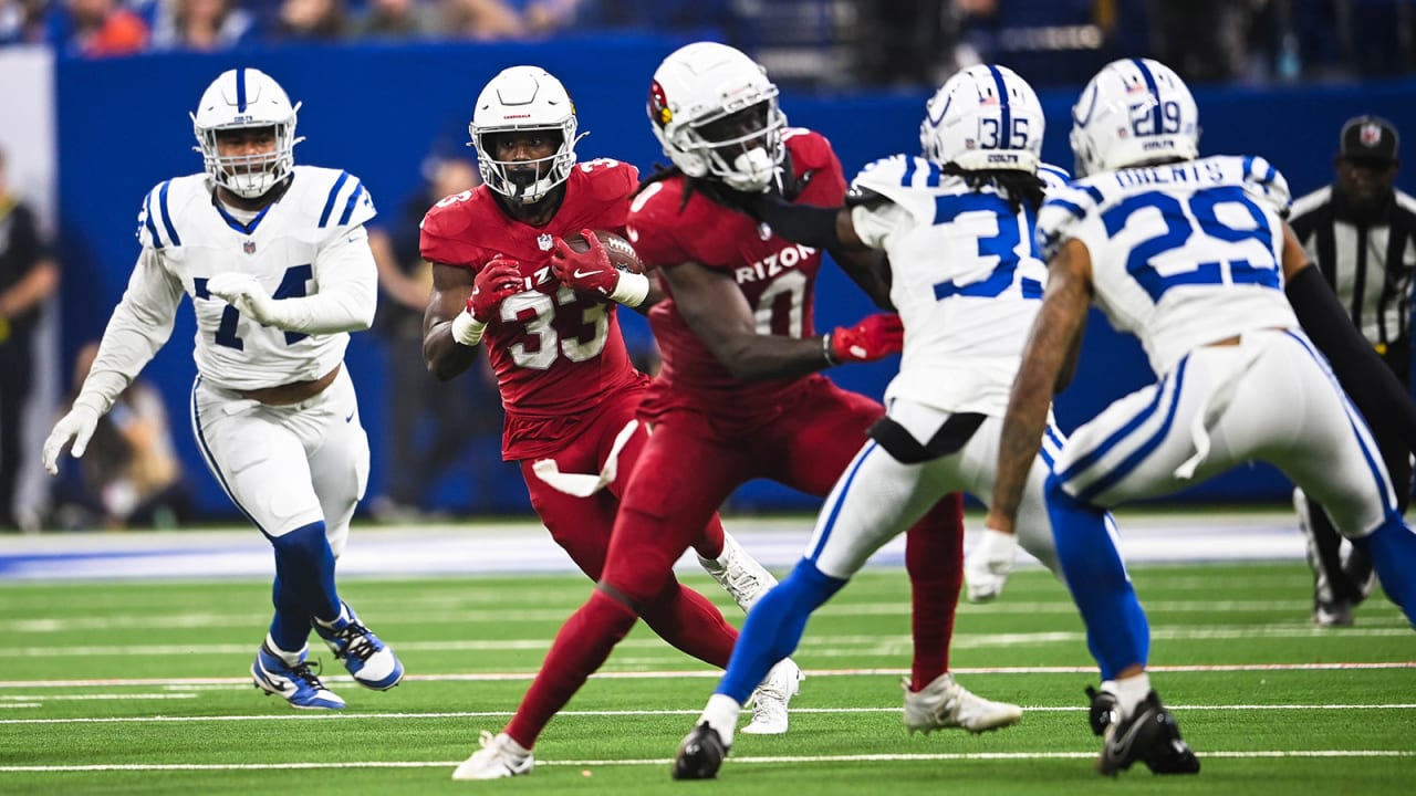 Secure playing time after the Cardinals lost to the Colts