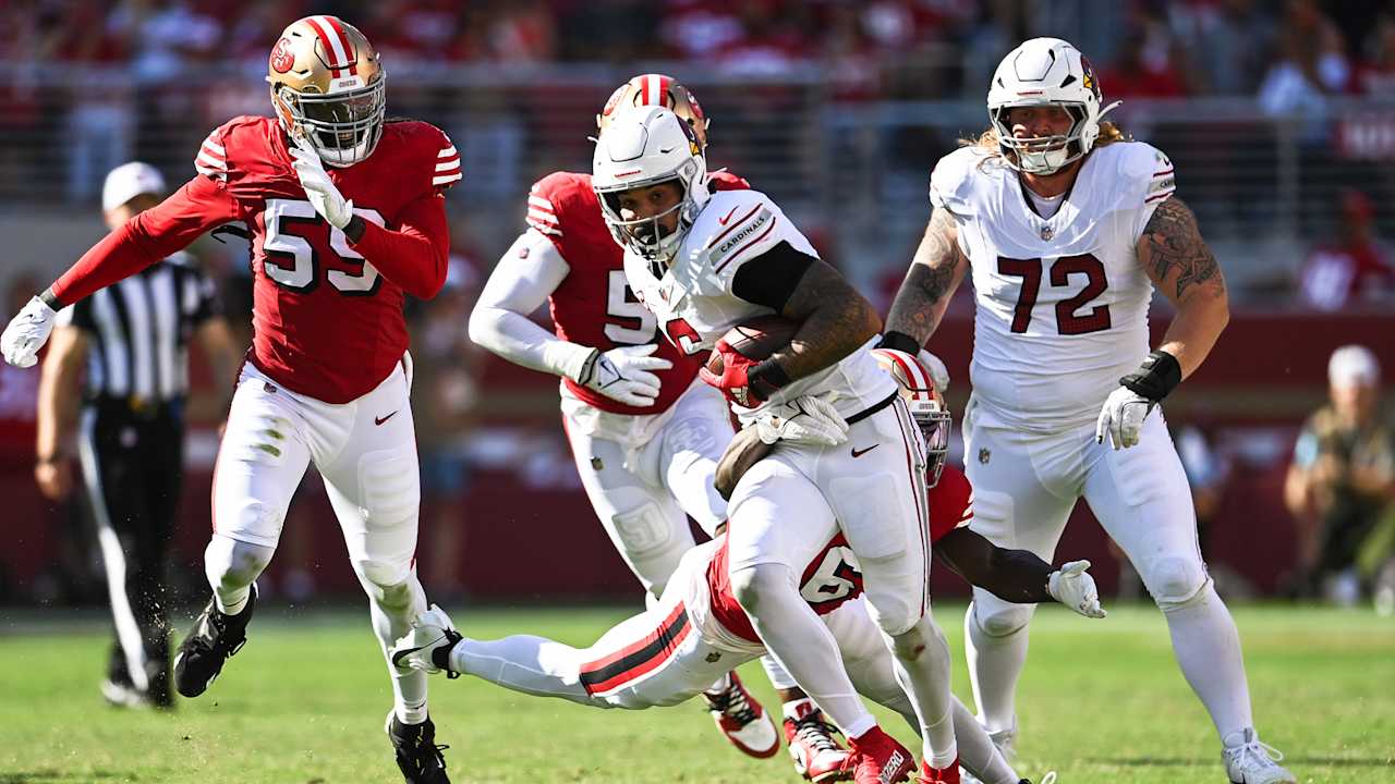 Cardinals RB James Conner shows again, this time against the 49ers, why he is the lead cow and lodestar of the team