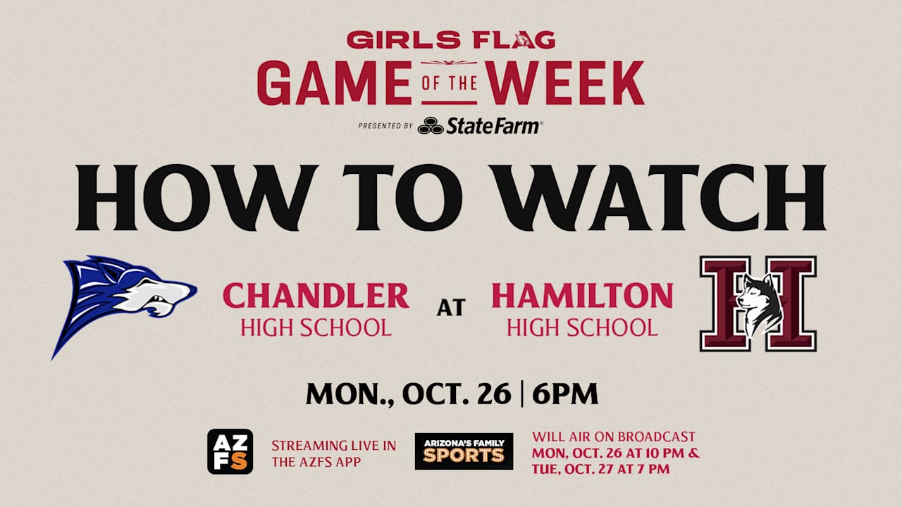 How To Watch: Chandler at Hamilton, Flag Football Game of the Week