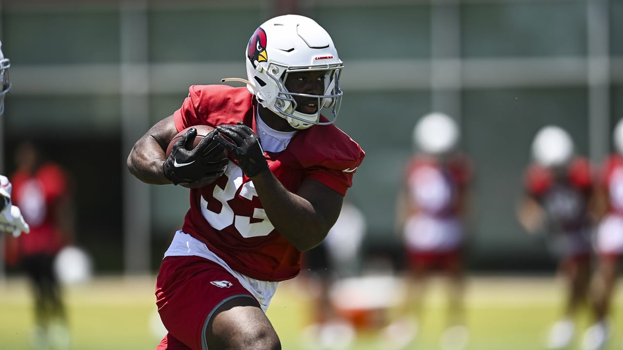 Cardinals rookie running back Trey Benson finds his way with mentor Michael Carter