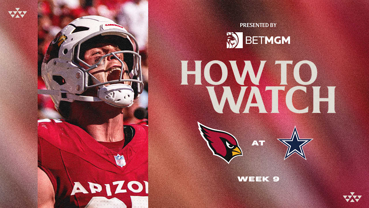 How To Watch: Cardinals at Cowboys, Week 9