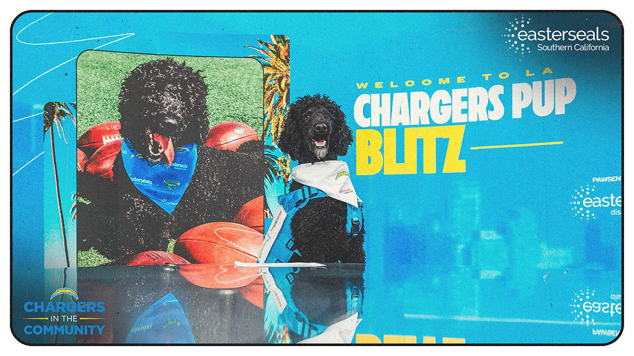 Bolts Welcome Newest Chargers Pup 'Blitz'