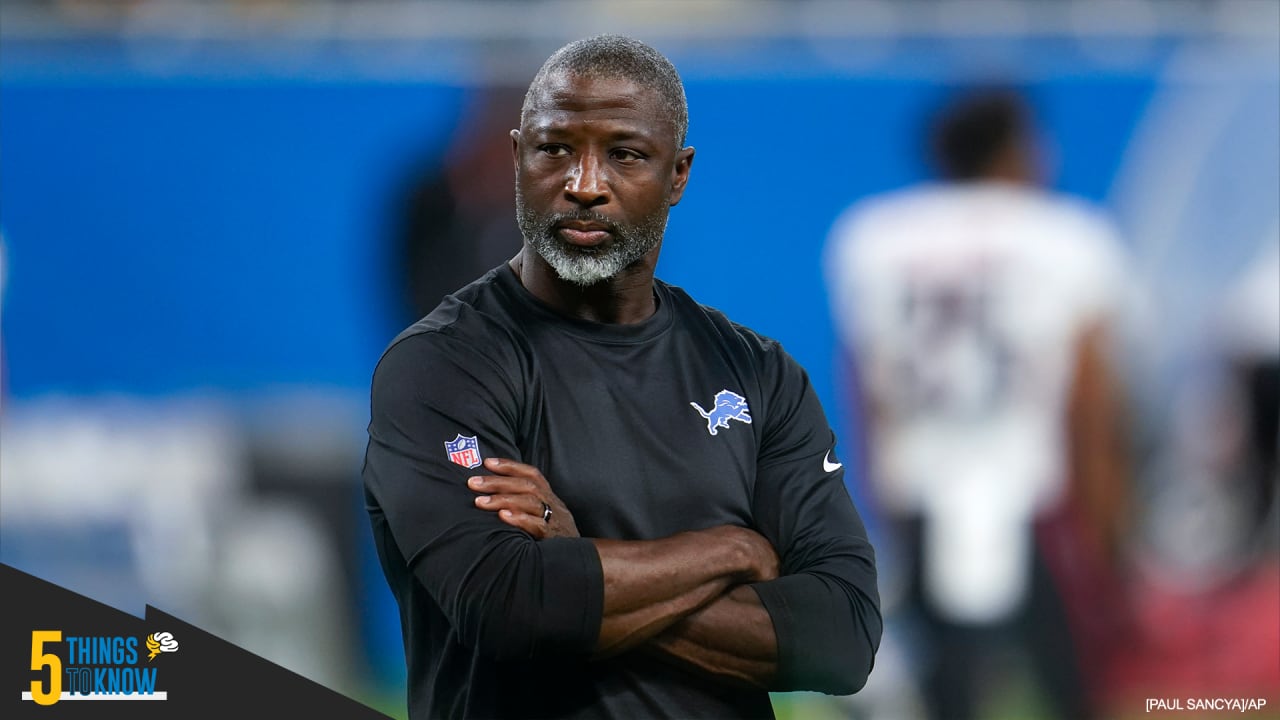 Head Coach Search: 5 Things to Know About Lions DC Aaron Glenn